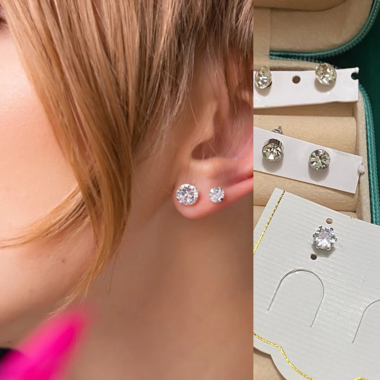 Argolinhas trio folheados  - Foto 3