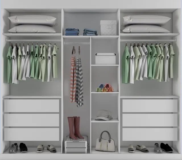 Guarda-Roupa Gênova Plus 100%MDF p43 - Foto 4