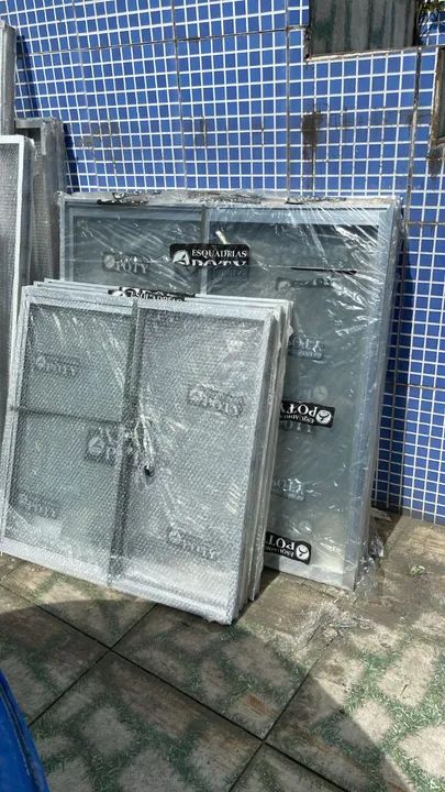 JANELA ALUMÍNIO TRADICIONAL 2 FOLHAS - Foto 2