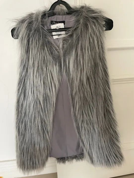 Colete de pêlo cinza  - Foto 2