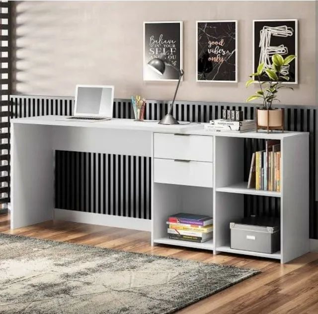 mesa escrivaninha 2060 em L - Foto 3
