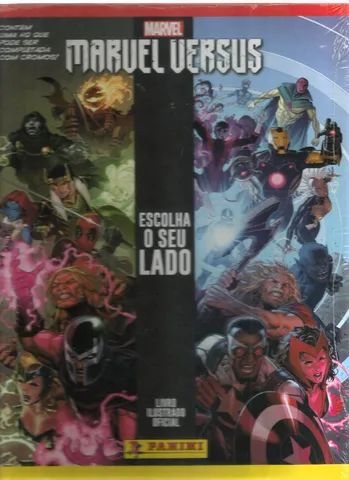 album figurinhas marvel versus capa dura 