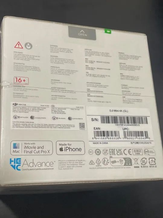 Drone DJI MINI 4k (Distancia 10km, Câmera 4k, 2.4 GHz, Controle & 1 Bateria) - Foto 5