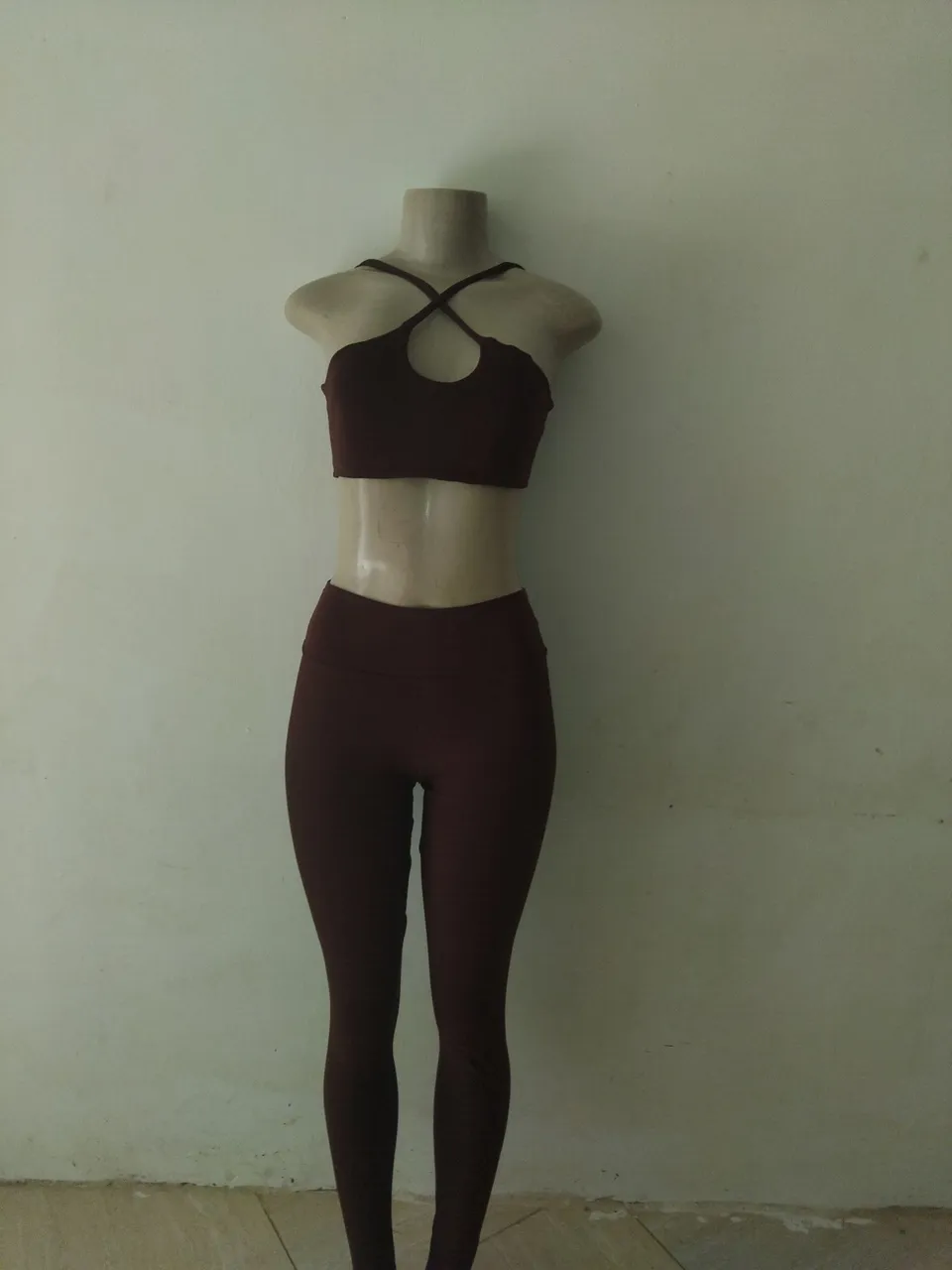 Conjunto Fitness Top e Calça Legging