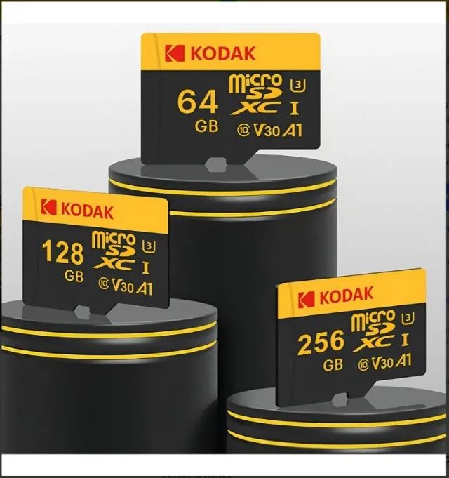 Cartão Micro SD 128gb Kodak Original Classe 10 UHS-I U3 V30 4k "NOVO" lacrado. - Foto 3