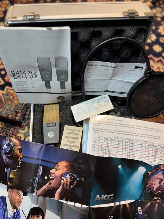 Microfone Condensador AKG C414 - Foto 4
