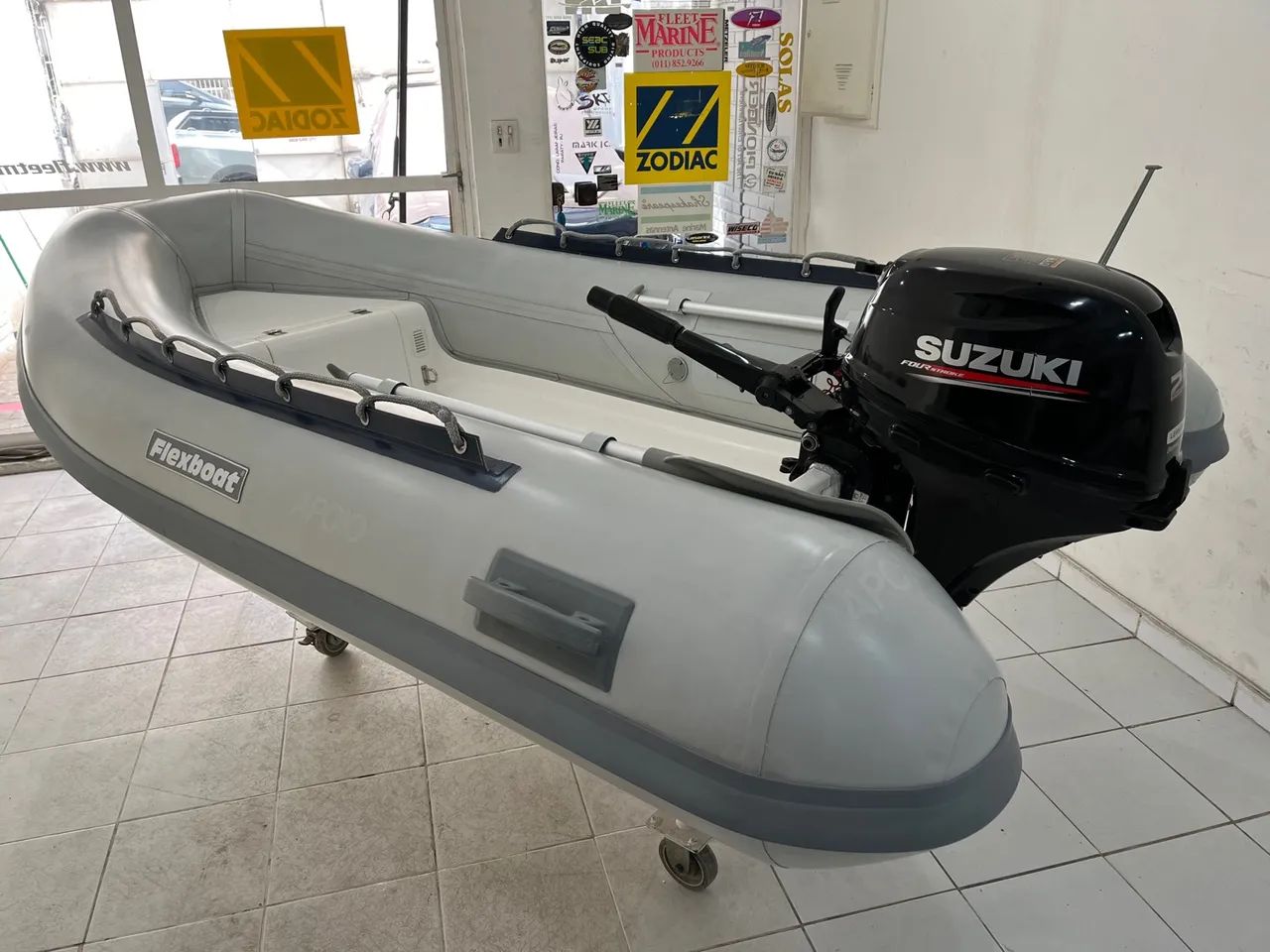 Bote Inflável Flexboat SR 10 LX Prata