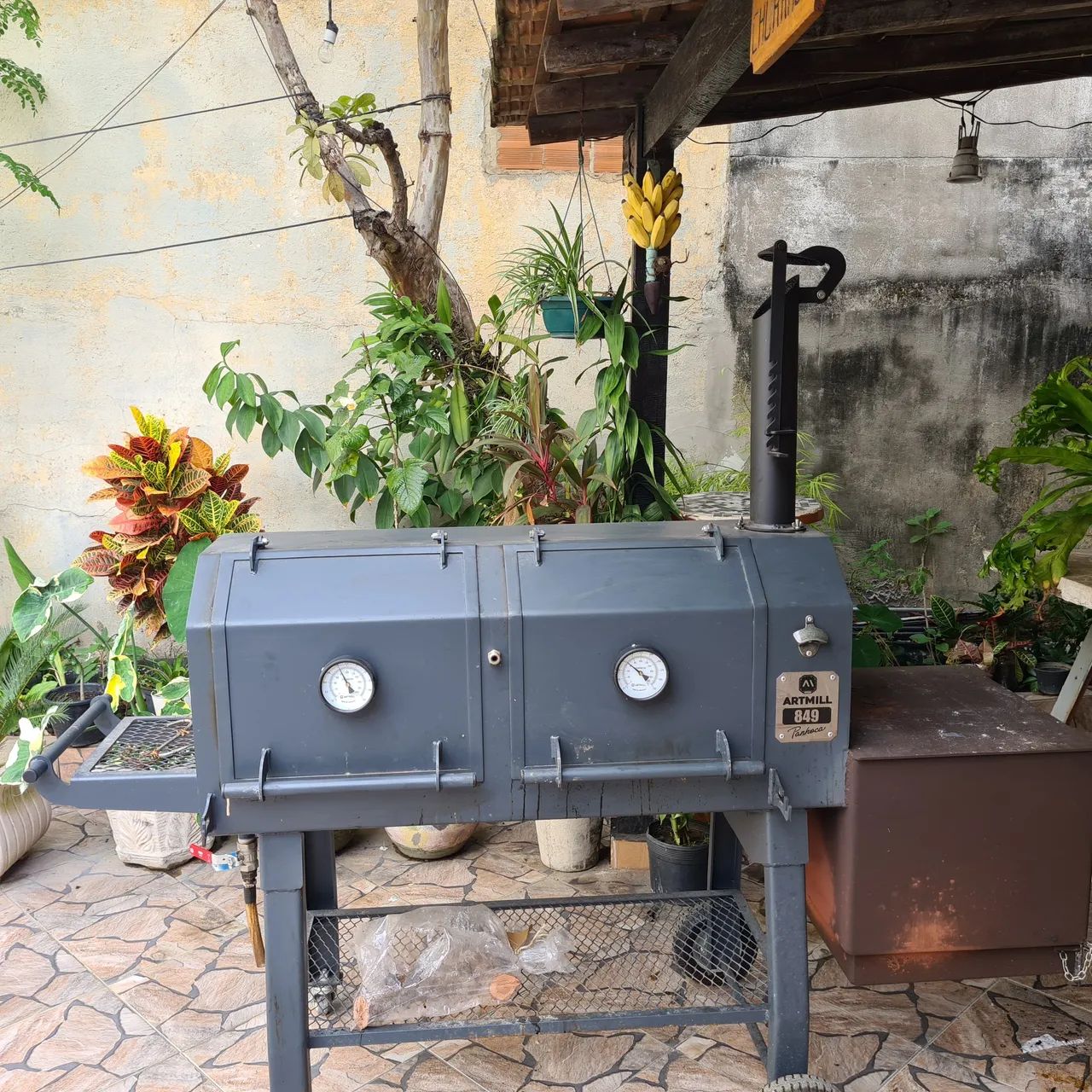 Pit smoker defumador Industrial Artmill 849 - Foto 3