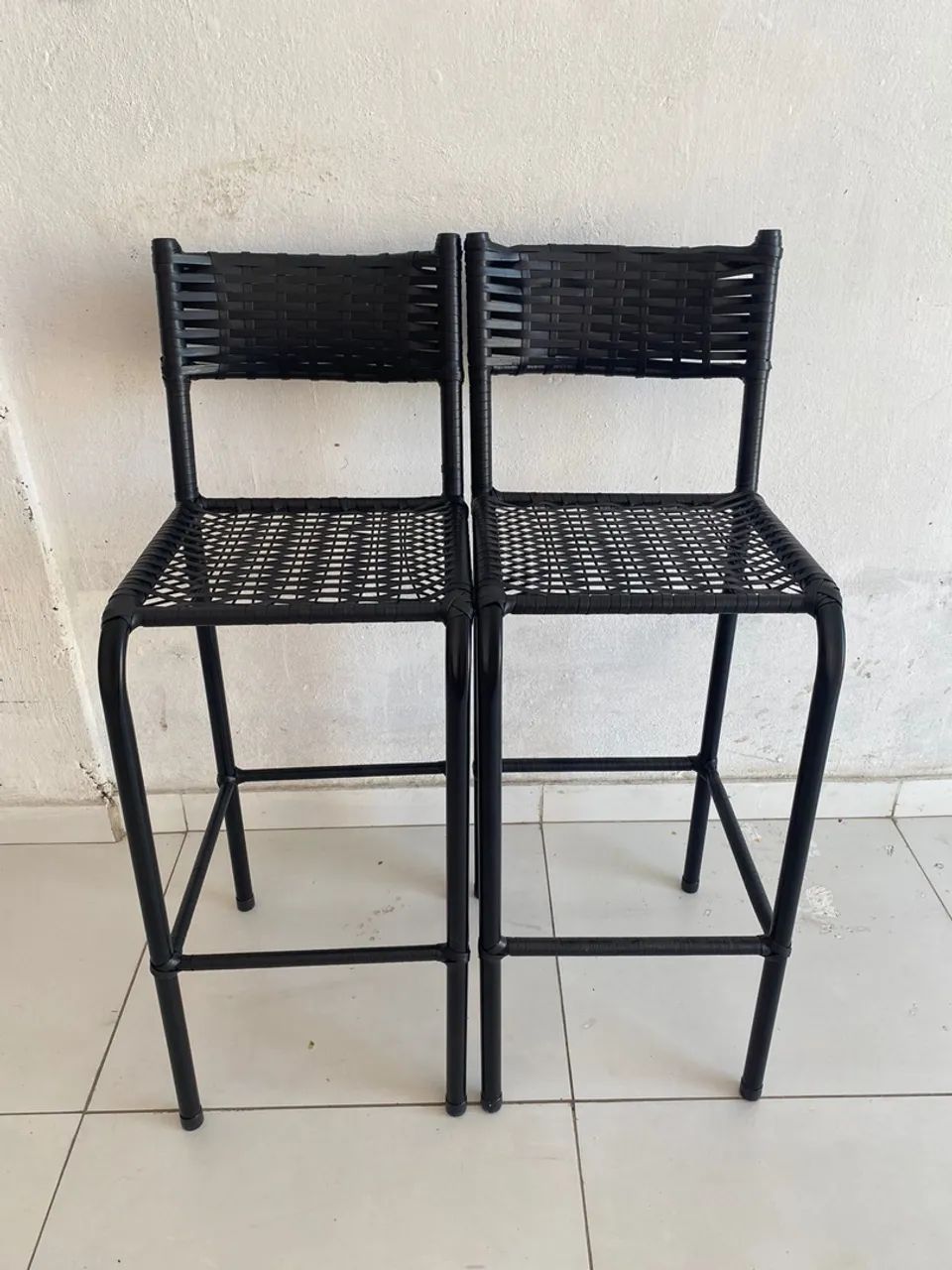 BANQUETAS PARA BALCÃO  NOVAS FIBRA E FERRO  - Foto 4