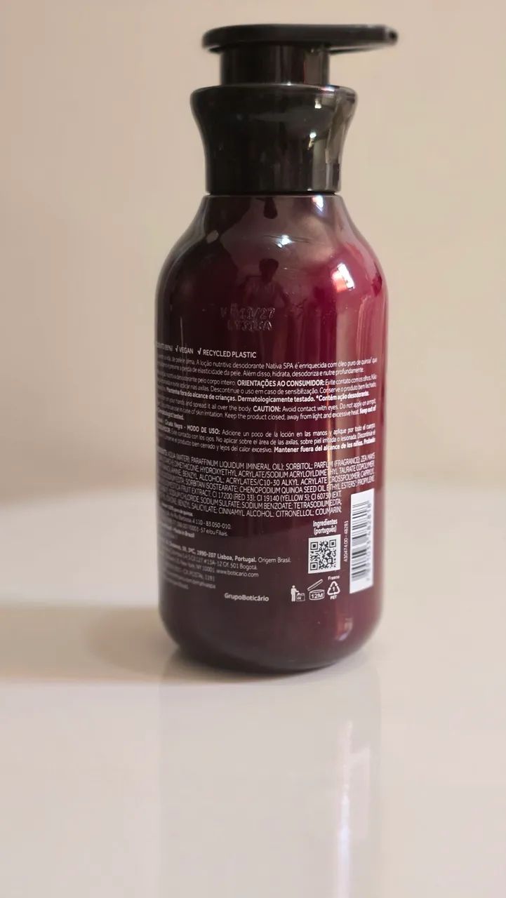 HIDRATANTE NATIVA SPA AMEIXA NEGRA- 400ml <br>40l<br><br>CORPORAL NATIVA SPA AMEIXA NEGRA<br><br>400Ml - Foto 4