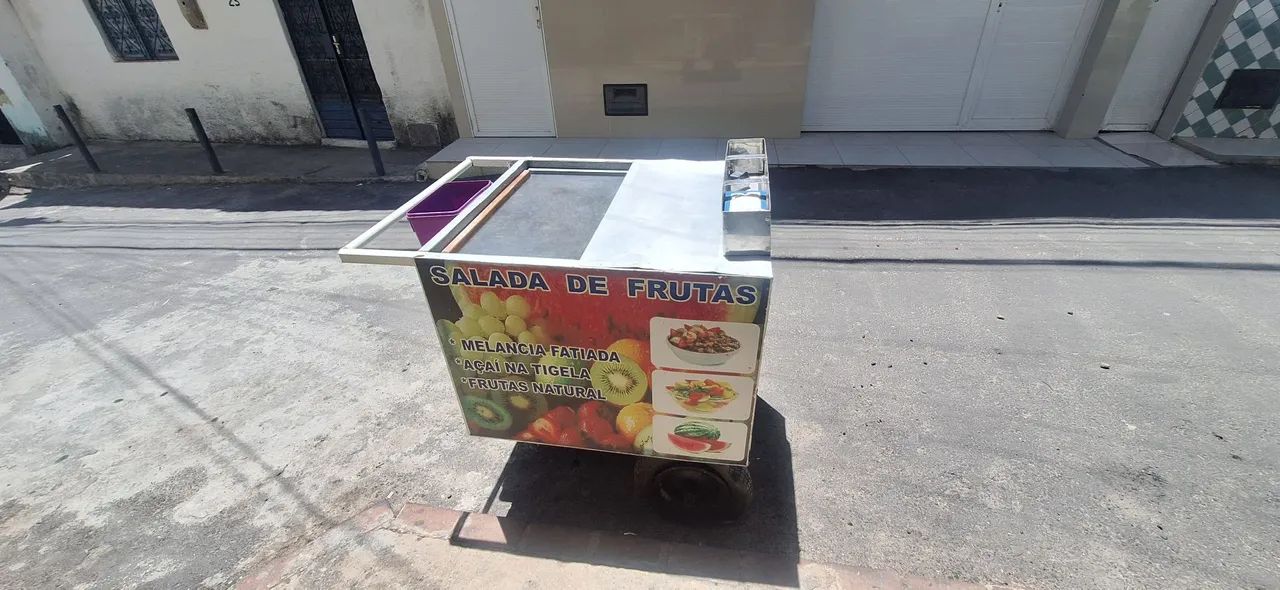 Carrinho gourmet de salada de frutas - Foto 2