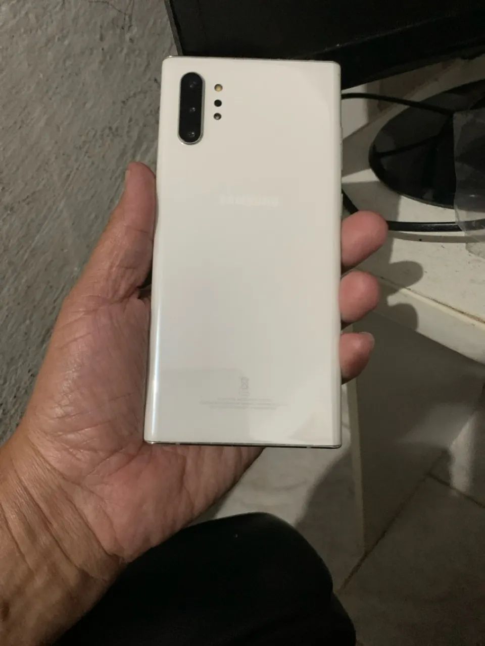 Samsung Galaxy Note 10 Plus, branco 512gb.