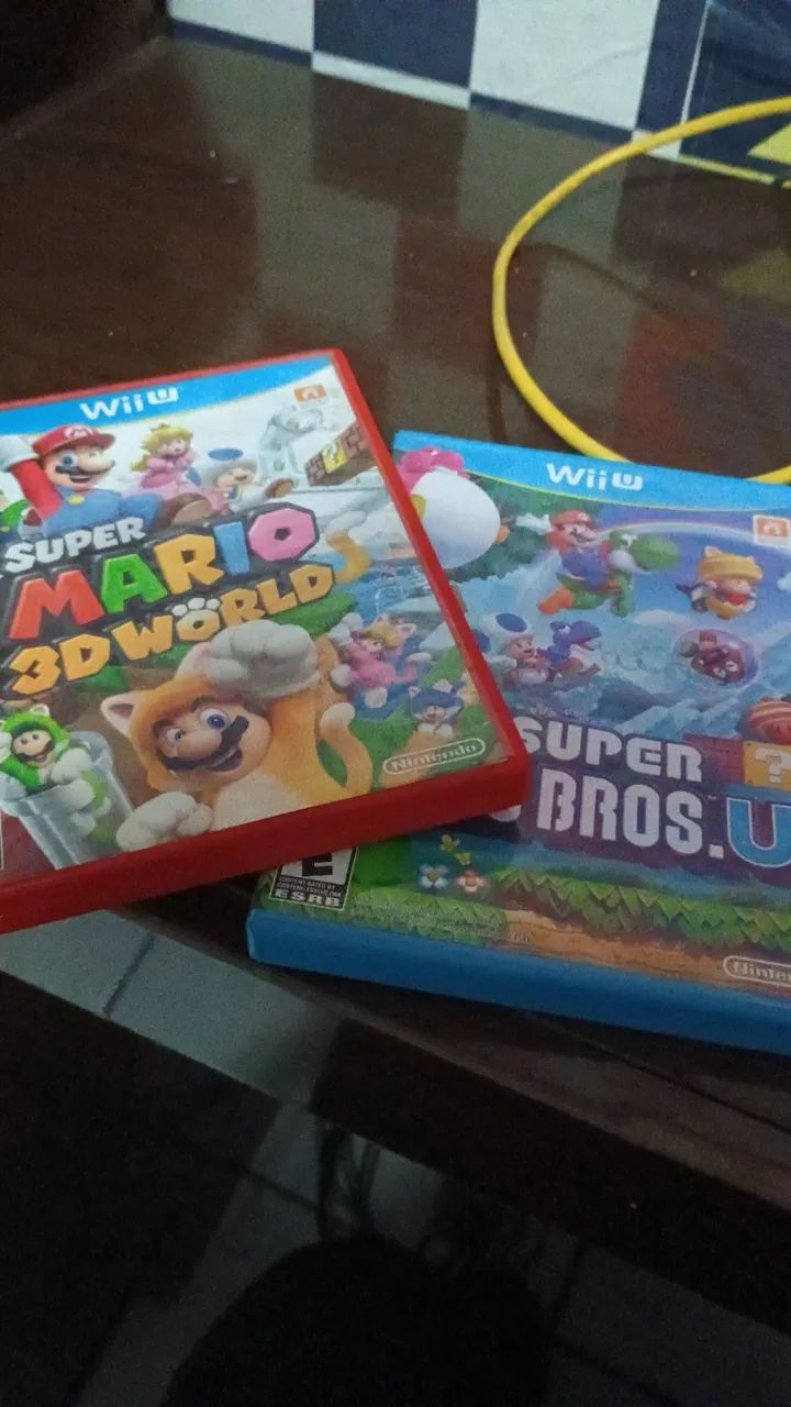 Wii U Desbloqueado HD de 500GB cartão SD de 2GB  Vendo Ou Troco Por Placa De Video Ou PC - Foto 5