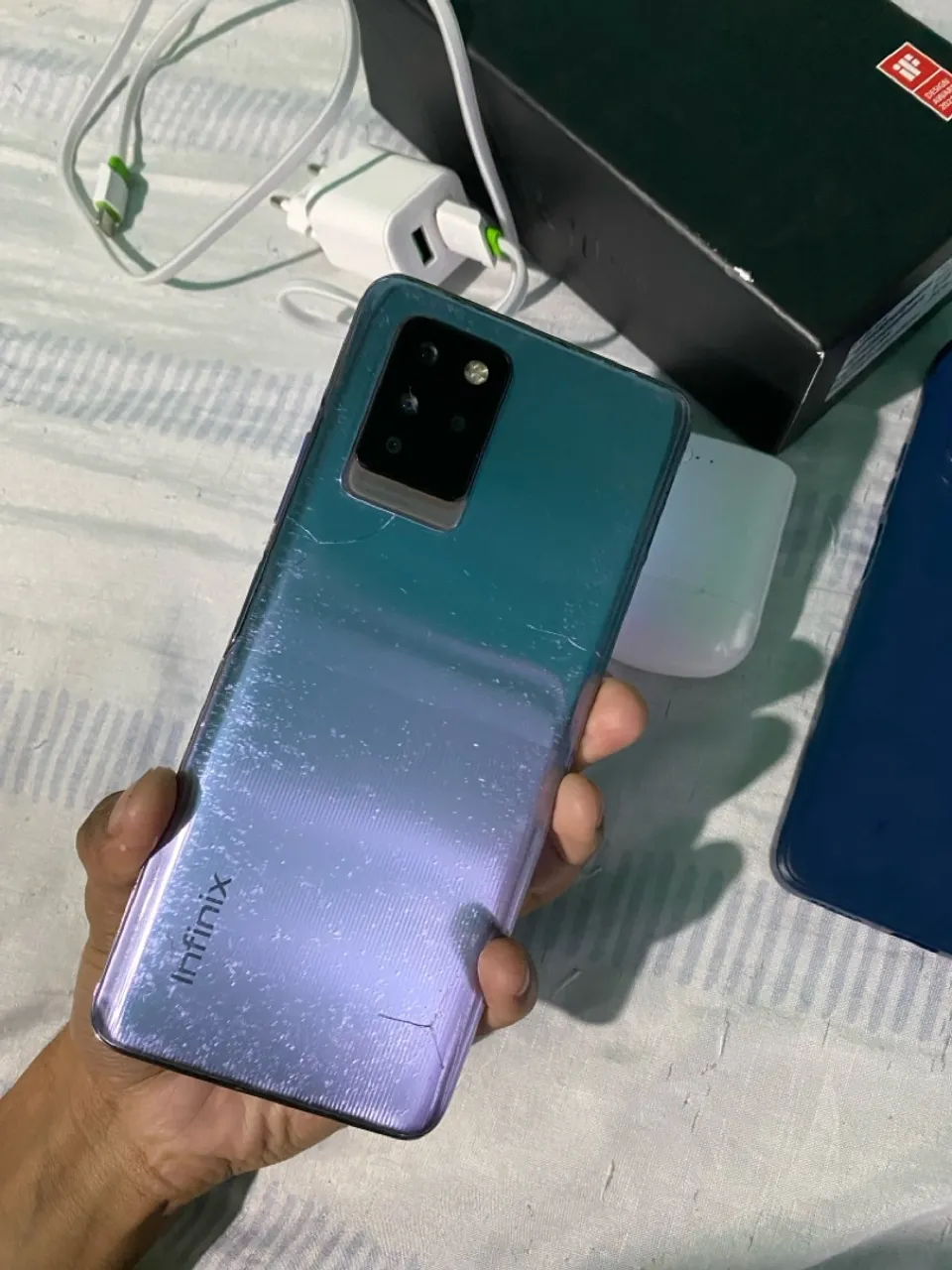 Celular infinix note 10 pro usado