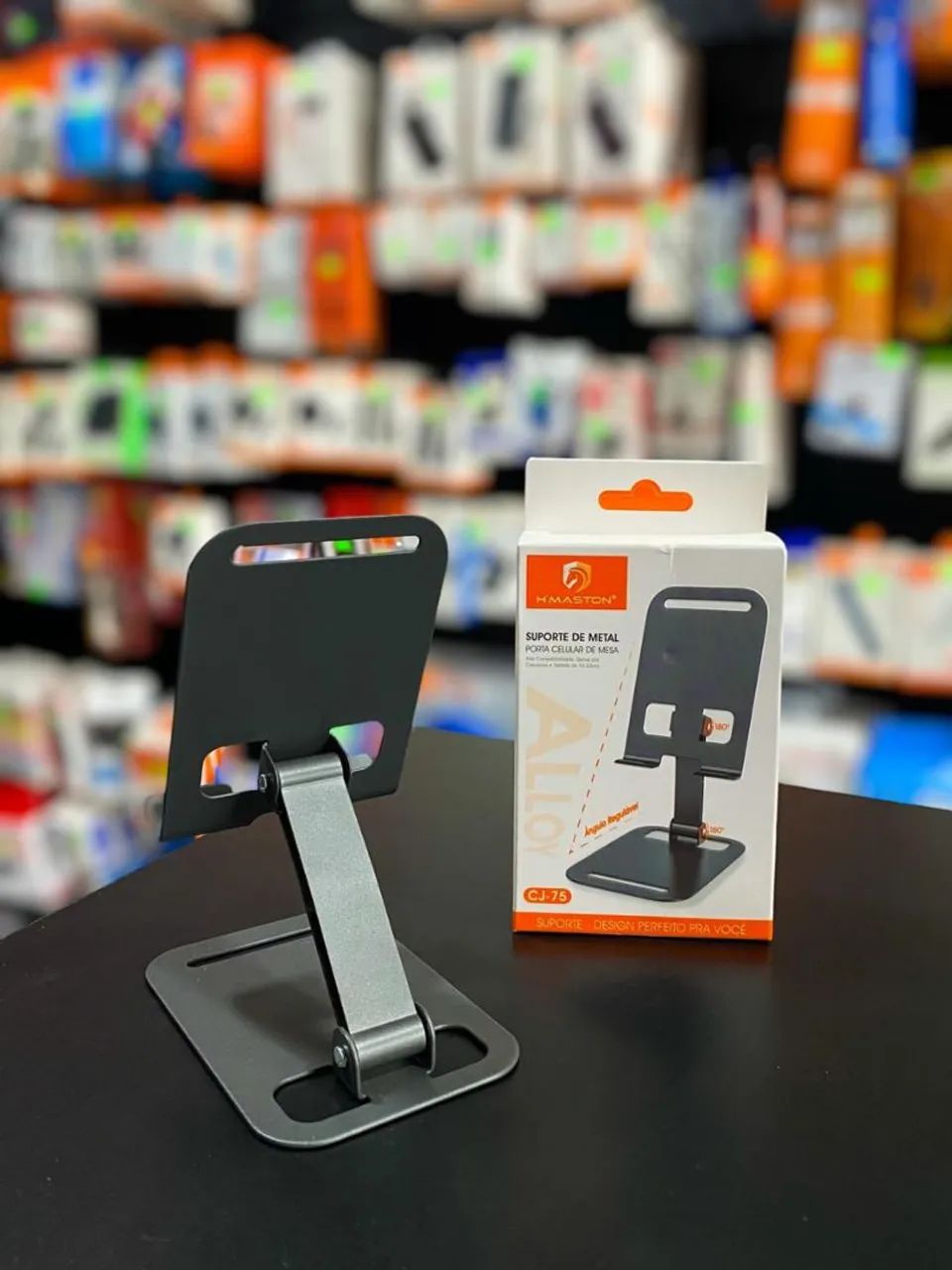SUPORTE DE MESA PARA CELULAR E TABLET HMASTON CJ-75 - Foto 4