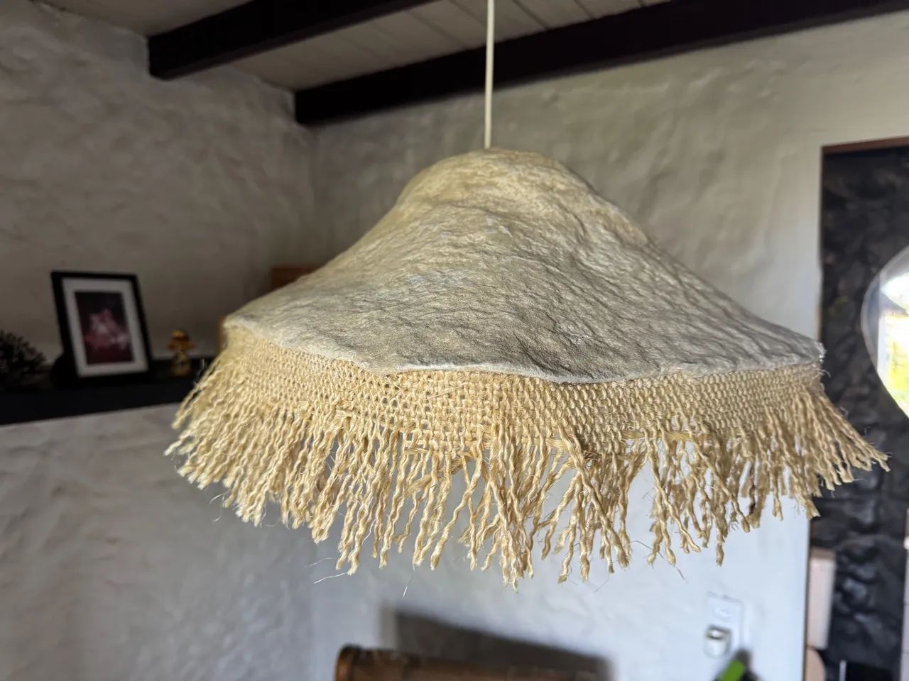 Luminária de teto artesanal - Foto 5