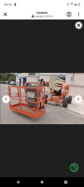 Plataforma Aérea 450AJ - Excelente estado! Jlg - Foto 2