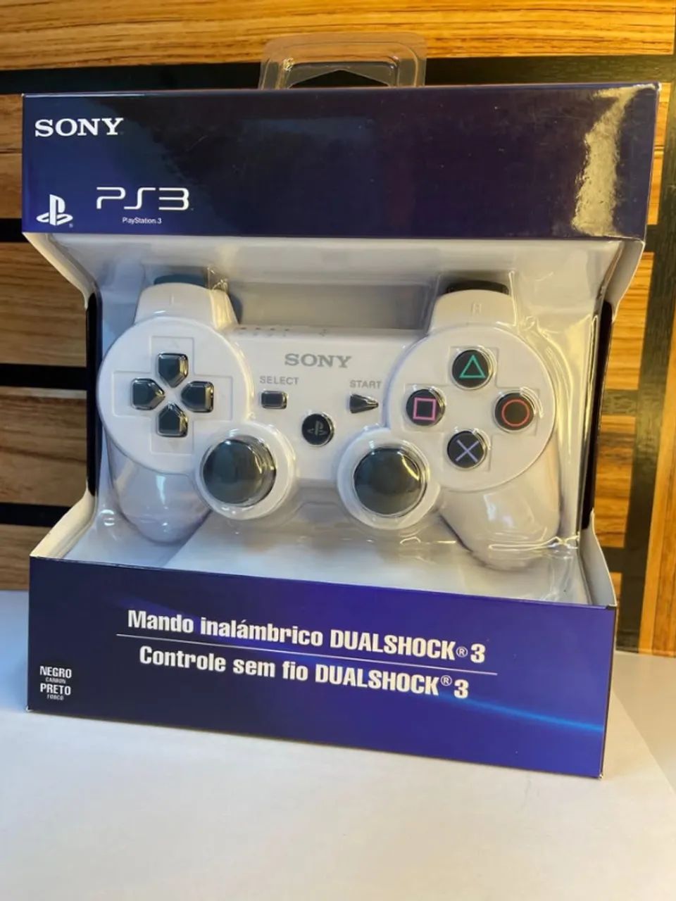 Controle Sem Fio Ps3 - Branco - Foto 2