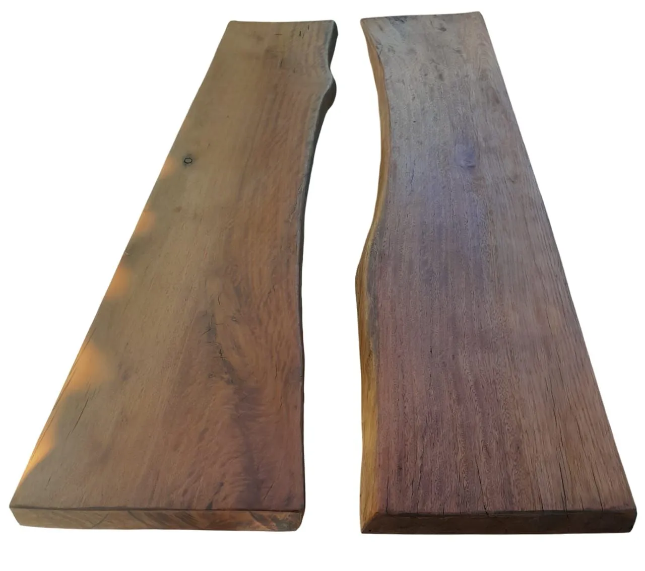 2 Pranchas de Madeira Maciça Rústicas para aparador 190x30