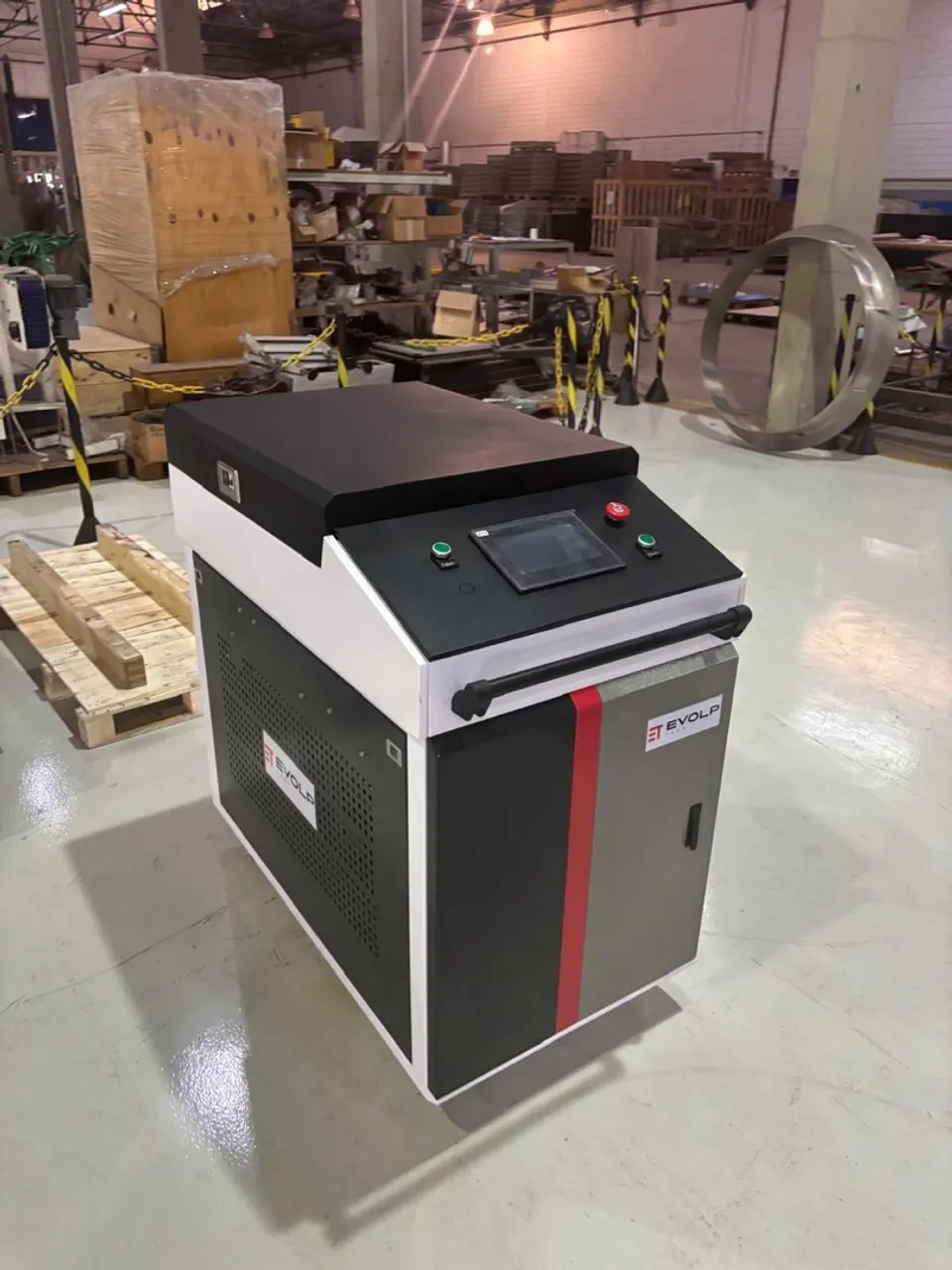 Máquina de Solda a Laser EVOLP - Industrial 1500W duplo arame