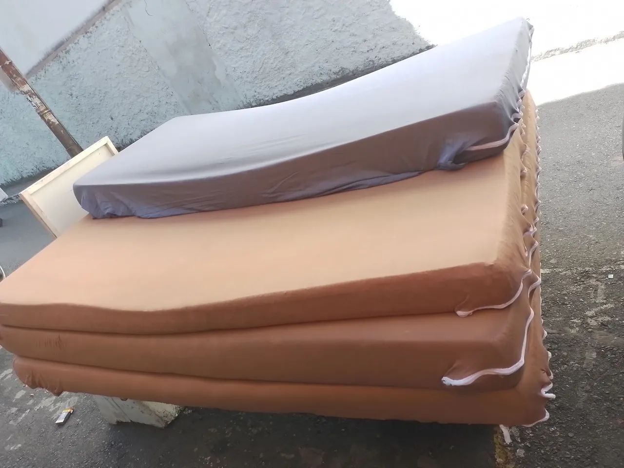 Colchão de casal  160 ,colchão de solteiro  120$. - Foto 4