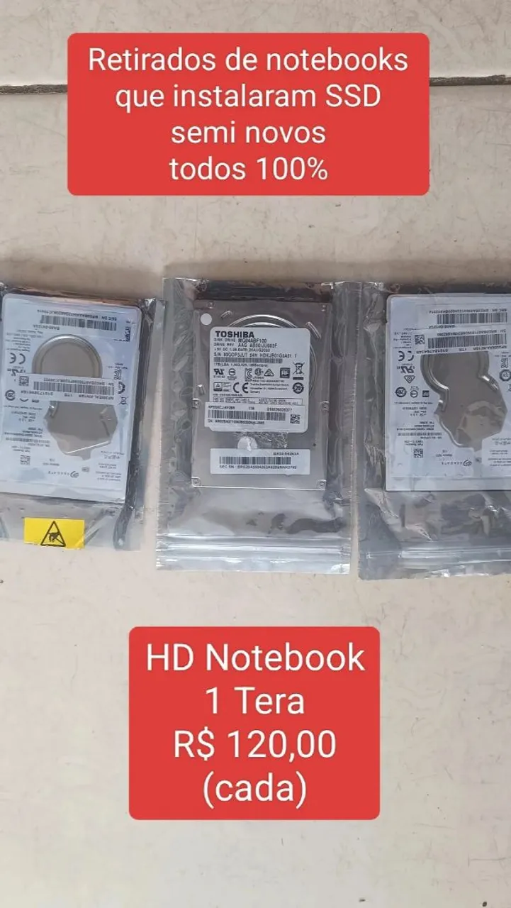 HD Notebook 1 Tera