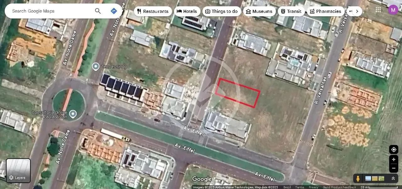 LOTE 360 M² RESIDENCIAL PARIS SINOP-MT codigo: 112647