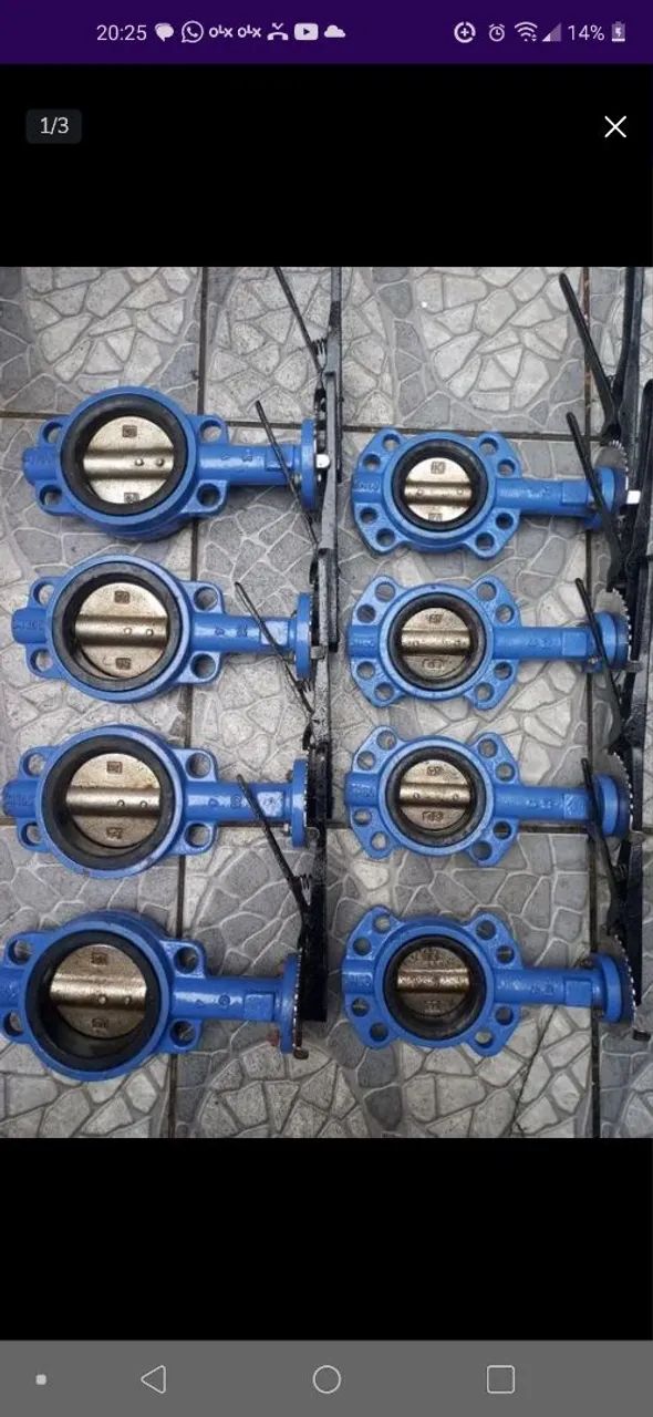 Válvulas borboleta original WAFER MIPEL 3" - Foto 2