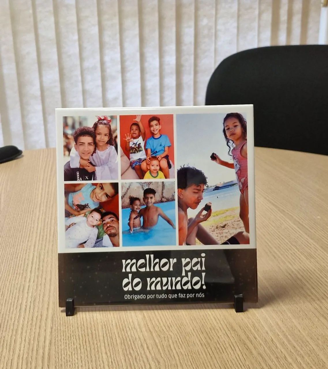Azulejo com fotos personalizado 15x15 - Foto 4