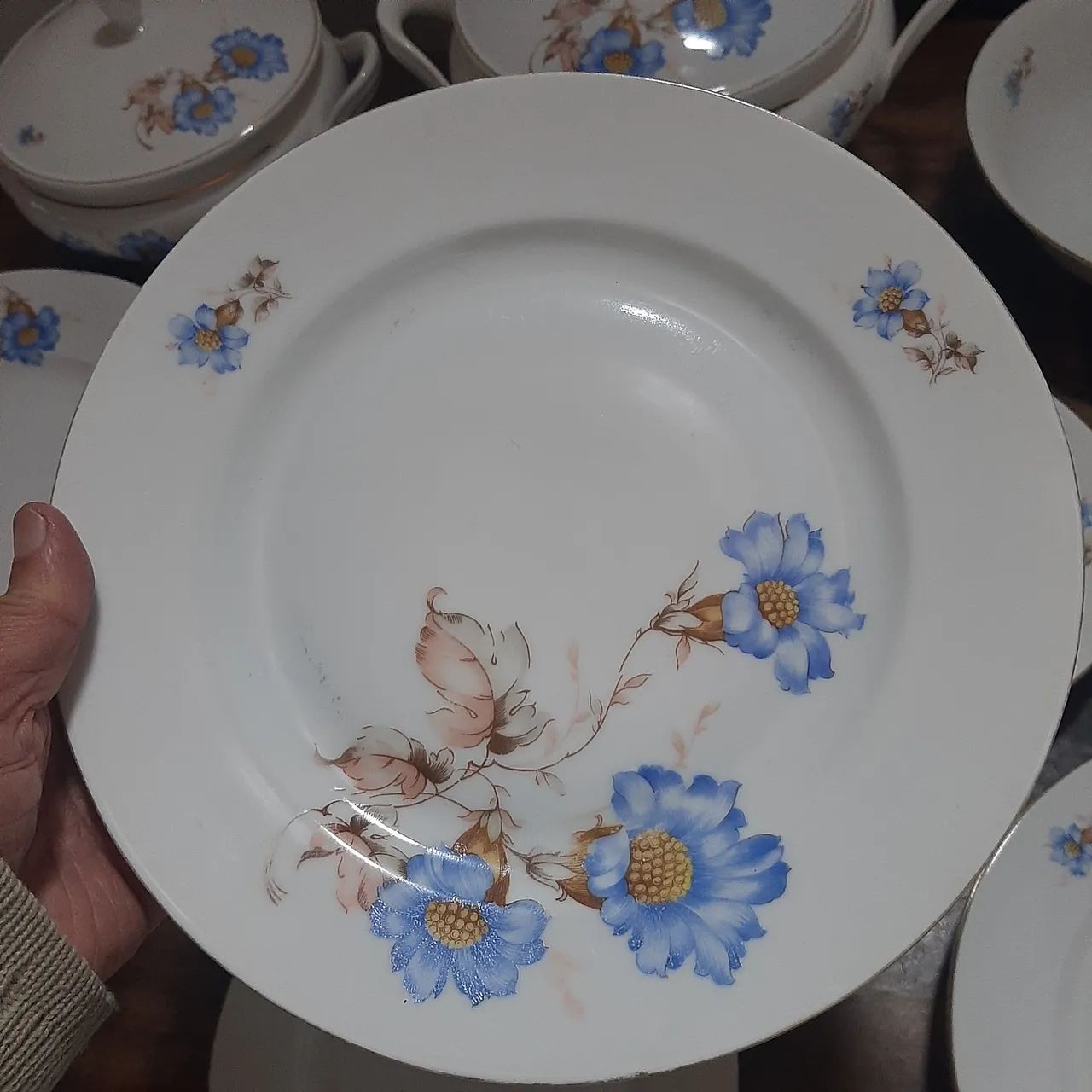 Jogo de Jantar Completo com Detalhes Florais - Foto 2