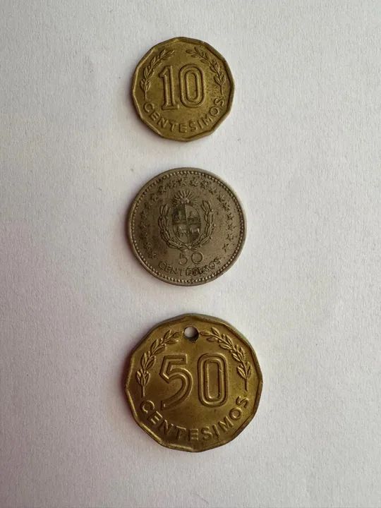 Moedas Antigas Uruguai