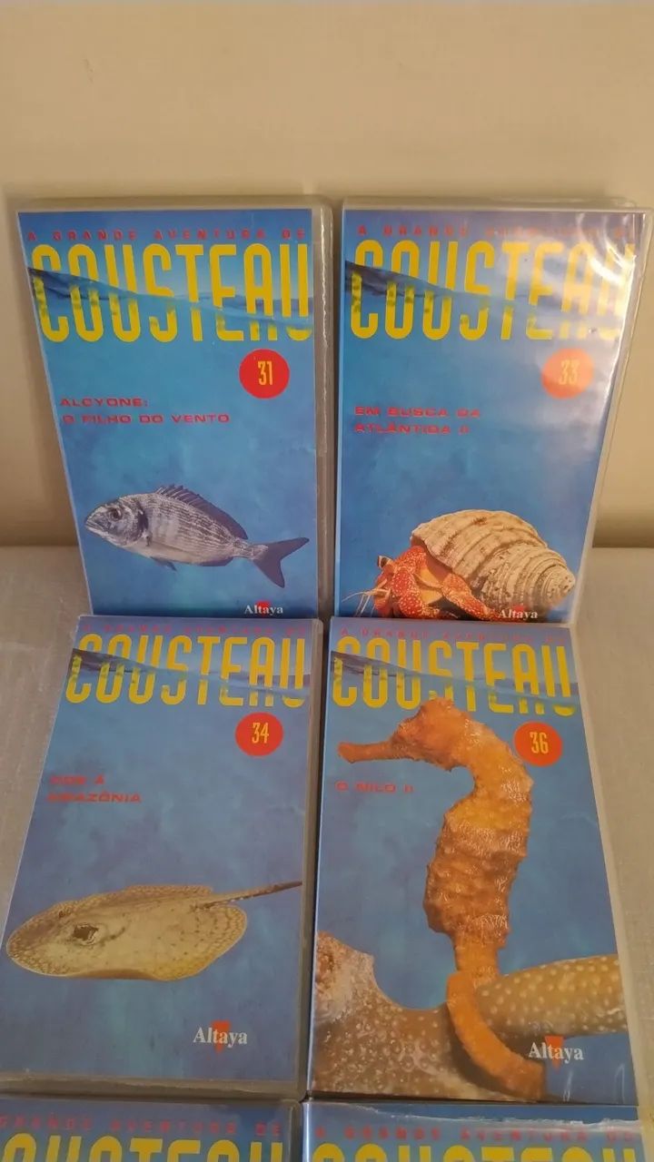 Coleção Grandes Aventuras de Cousteau - DVDs