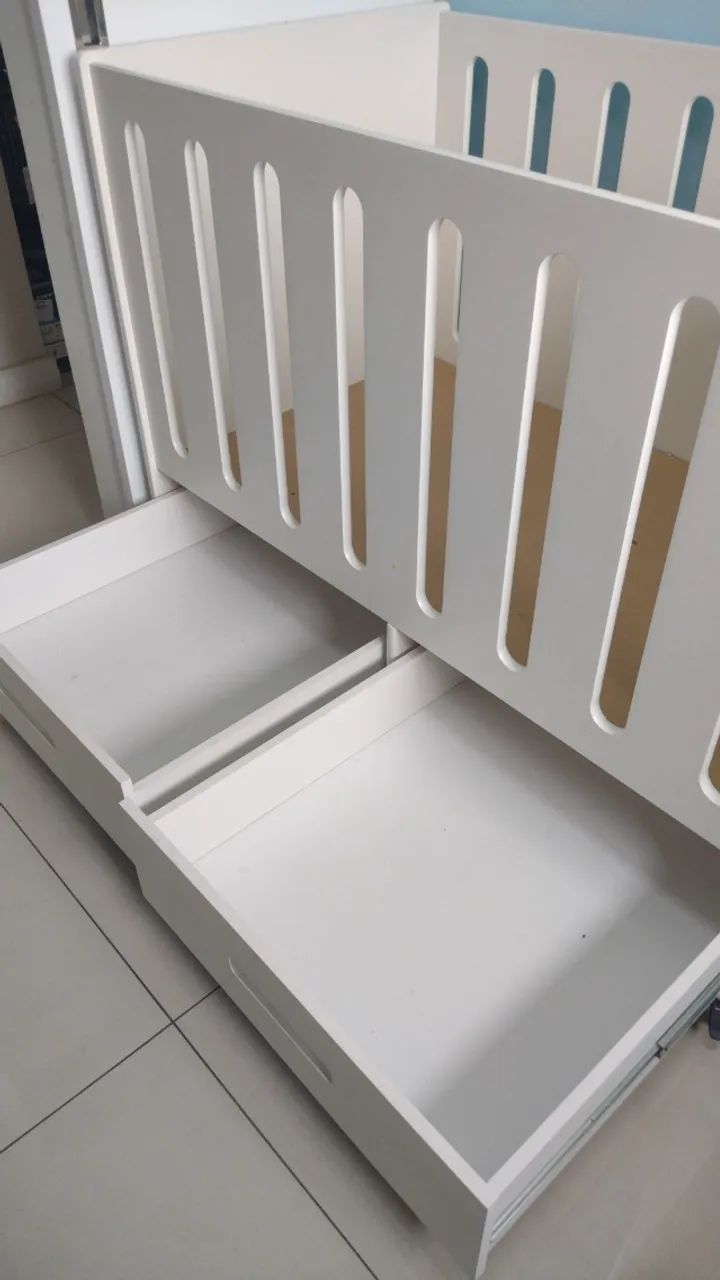 Berço completo com colchão Ortobom Pró Saúde Baby com pouquíssimo uso. - Foto 2