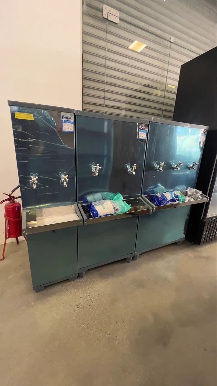 Bebedouros indústrias inox 25L, 50L e 100L - pronta entrega 