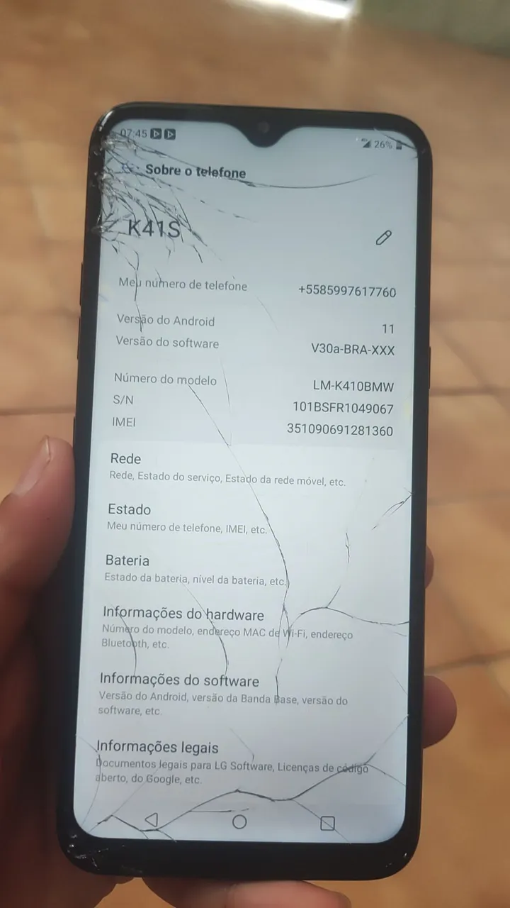 LG k41s
