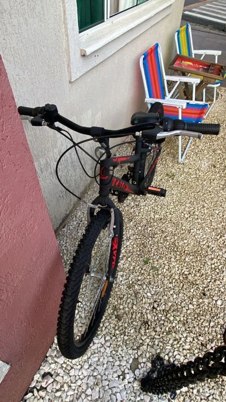 Bicicleta Caloi Max 21V preta - Foto 2