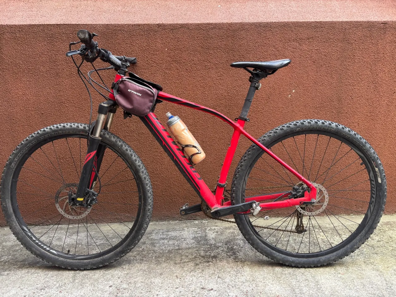 Bicicleta Mountain Bike Vermelha