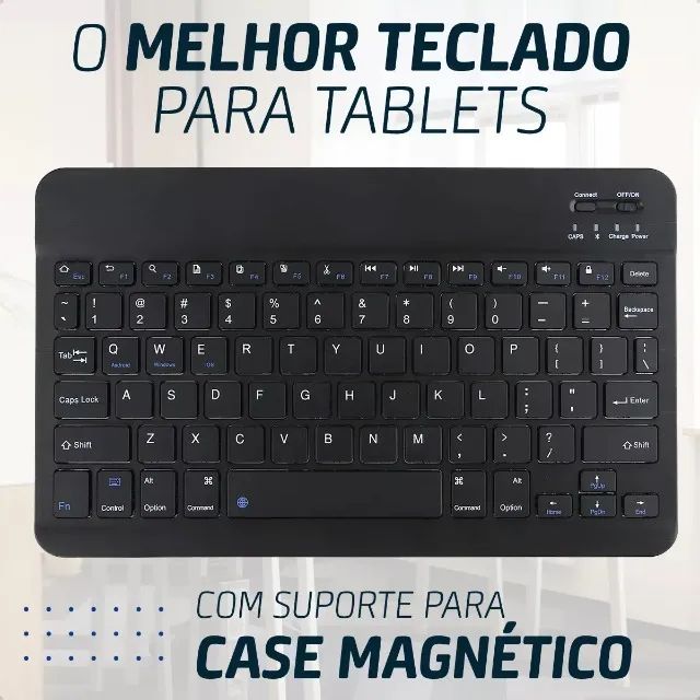 Teclado Sem Fio Bluetooth Recarregável   - Foto 3