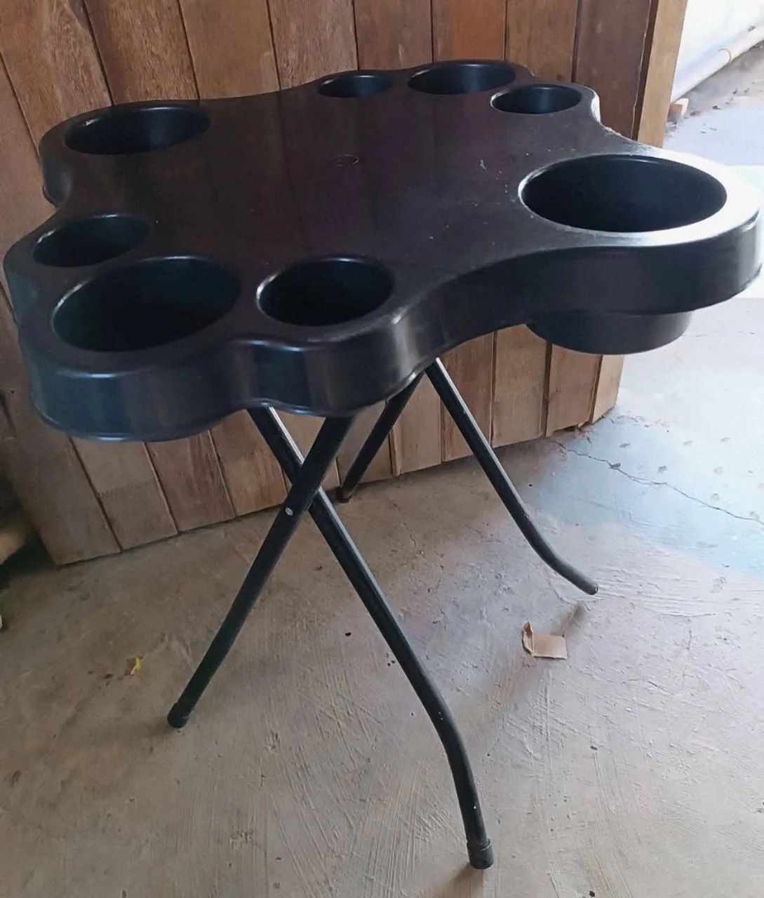 Mesa Dobrável Petisqueira com Porta Copos