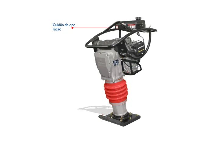 Compactador de solo RAM75M Com Motor Menegotti 165 CB - Foto 3