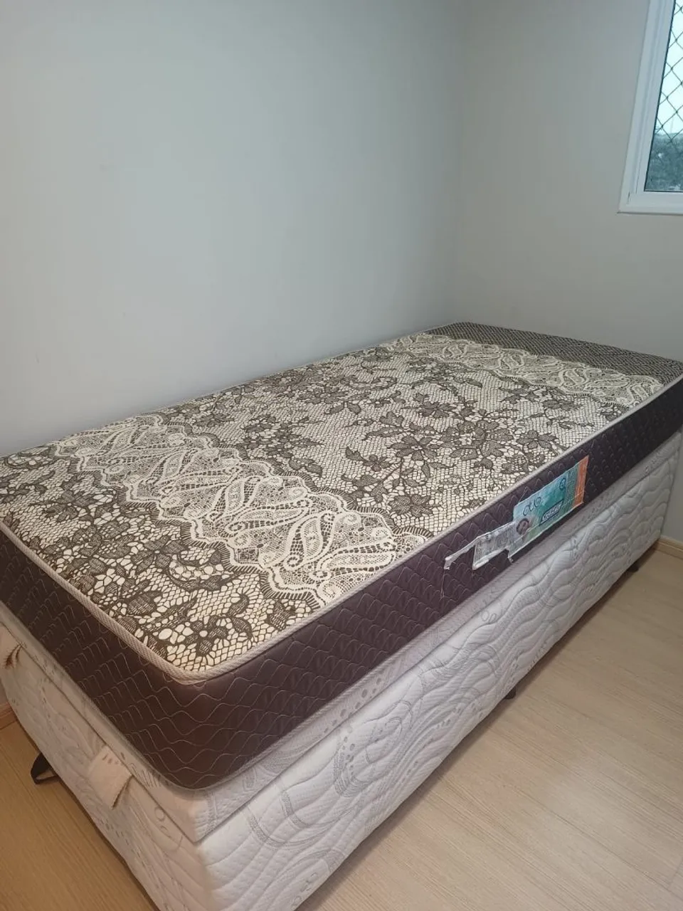 Cama Box Bau Solteiro com Colchão Probel/Pelmex