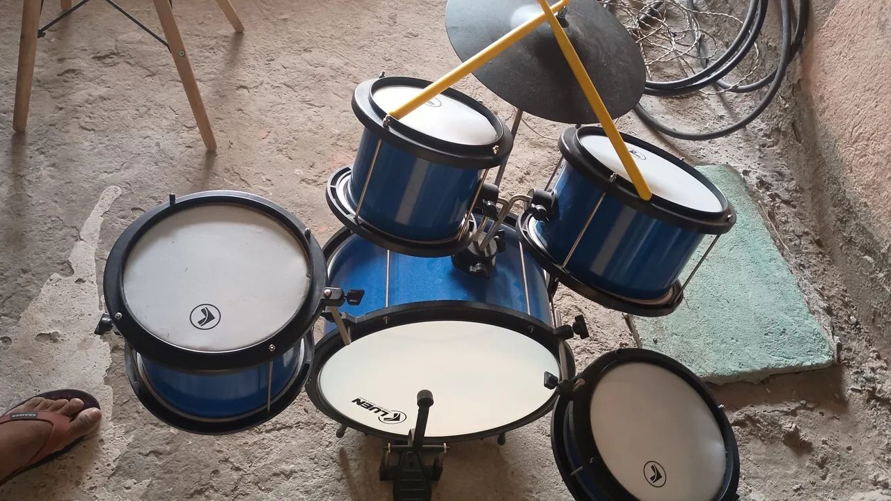 Bateria Infantil KLUEN 4 peças - Foto 3