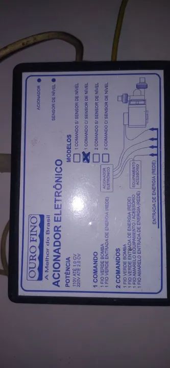 Acionador Eletrônico para Bomba - Ouro Fino - Foto 5