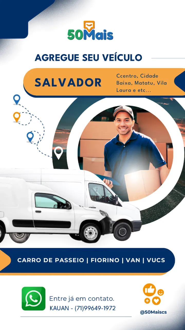 Ganhe com seu carro fazendo entregas para o Mercado Livre!