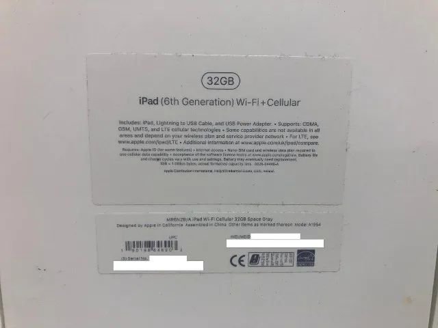 Ipad 6a Geração - Wi-fi + Celular - 32Gb - Space Gray - MR6N2B/A - A1954 - Foto 6