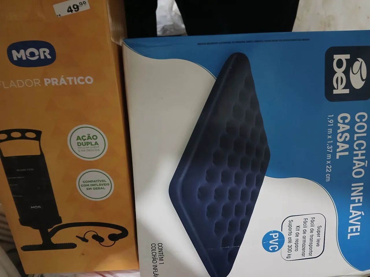 Colchão inflavel e bonba