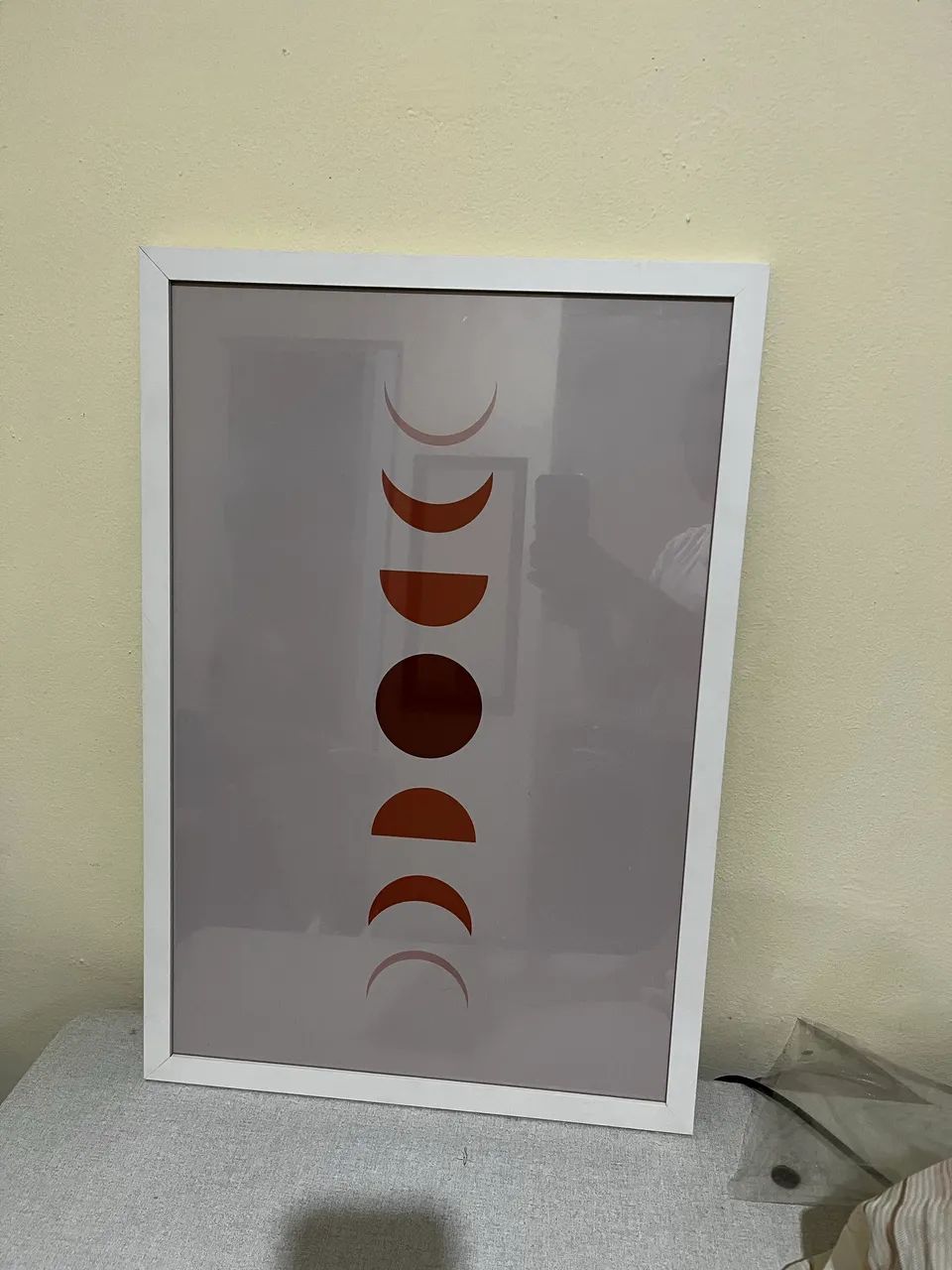 Conjunto de 3 Quadros Decorativos com Vidro - Estilo Boho Moderno