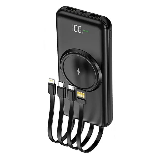 Power Bank Indução 10.000mah 22.5w Compatível Ios E Android  - Foto 5