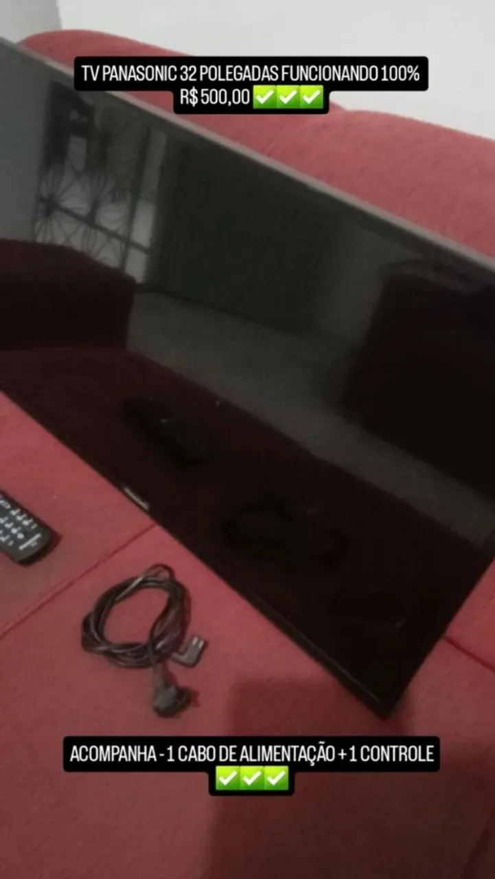 TV Panasonic 32 polegadas funcionando 100%