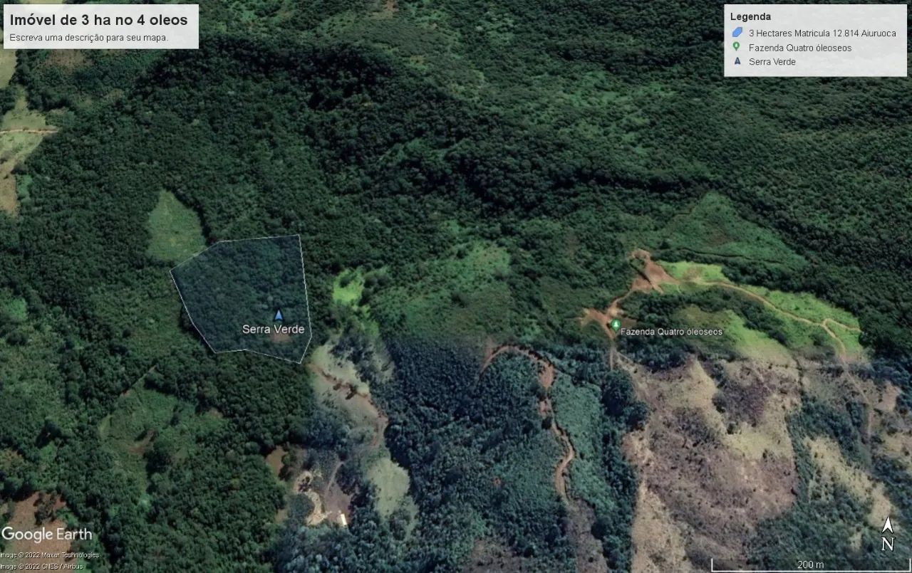 Sítio com 3 hectares na Serra Verde